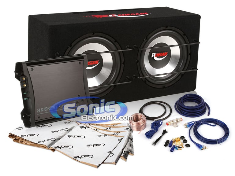 1000W Complete Renegade + Kicker Bass Package Image 1