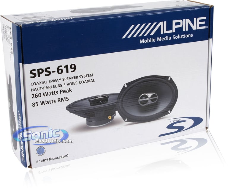 Alpine SPS-619 Open Box Complete Image 10