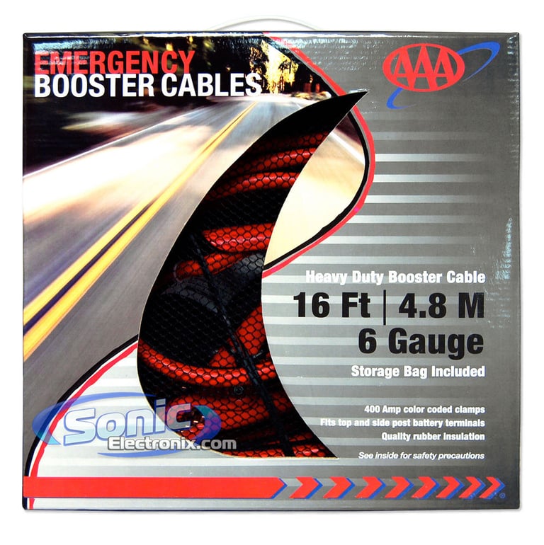Lifeline AAA Booster Cables Image 1