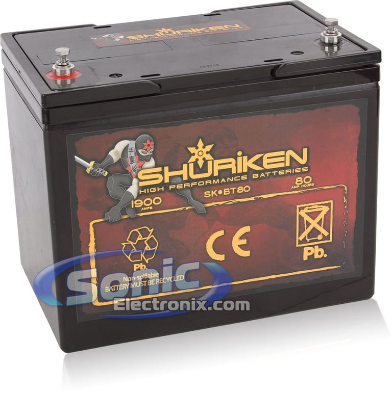 Complete Audiobahn A16000 + SHURiKEN SK-BT80 Package Image 25