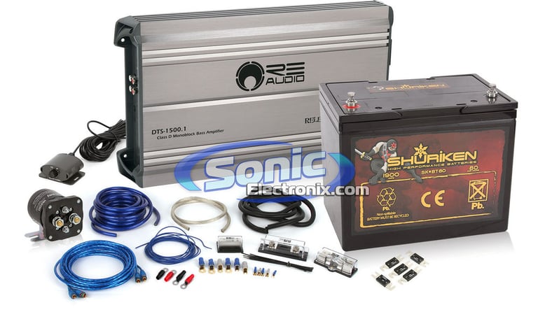 Complete RE Audio DTS-1500.1 + SHURiKEN SK-BT80 Package Image 1