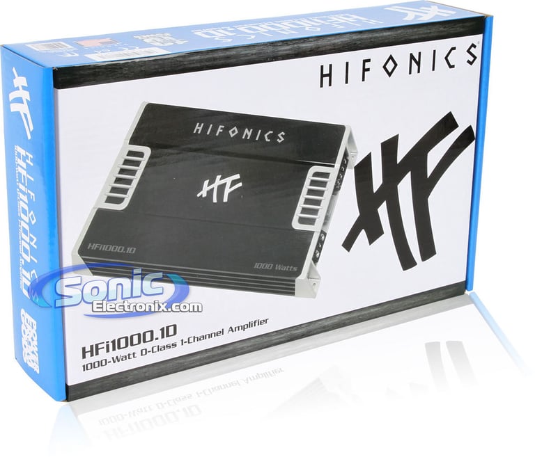 Complete Hifonics HFi1000.1D + SHURiKEN SK-BT80 Package Image 8