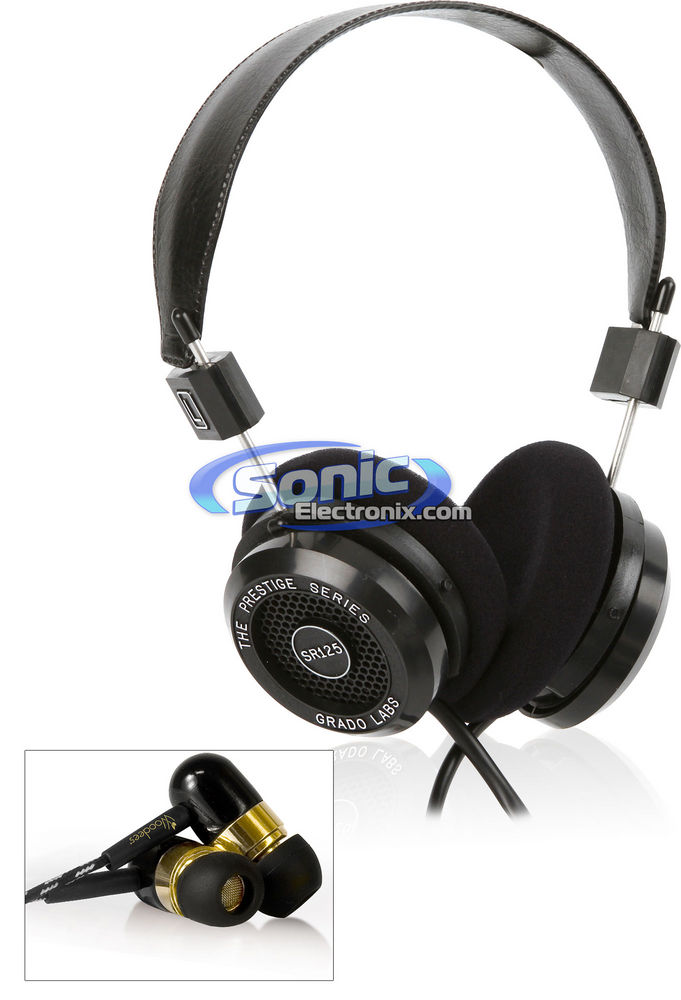 Grado SR125i Open Air Headphones + Woodees IESW100L In-Ear Headphones Image 1