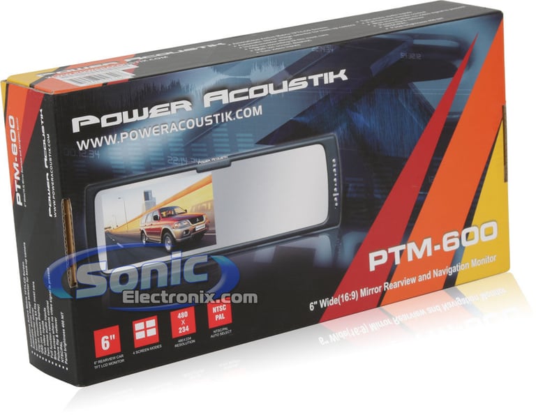 Power Acoustik PTM-600 Rear View Monitoring Combo Image 7