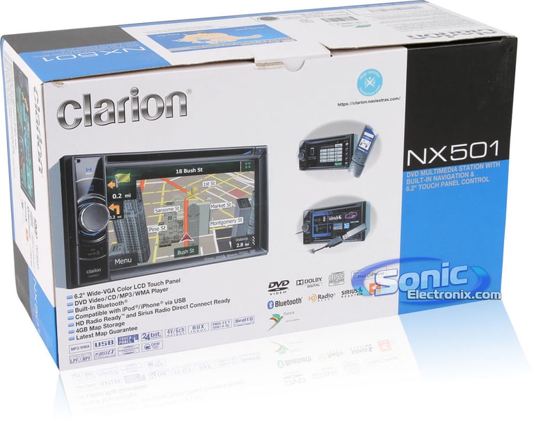 Clarion NX501 (NX-501) Open Box Image 20