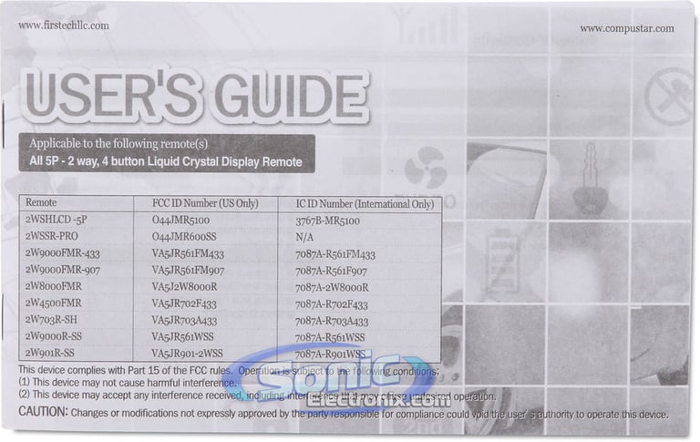 Compustar RF2W900FM-5A Image 5
