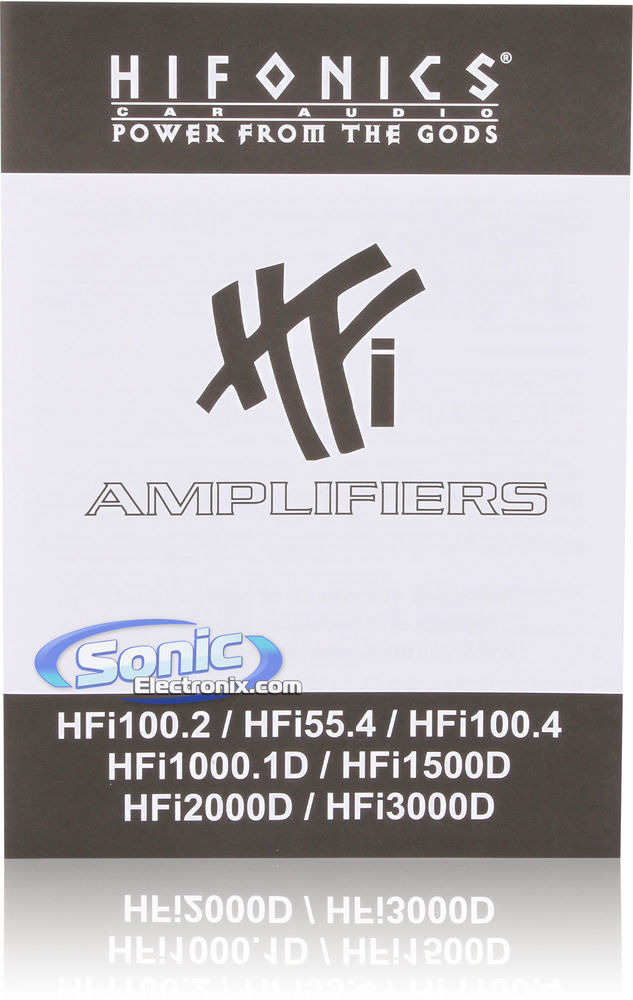 Hifonics HFi1000.1D + Amplifier Kit Image 7