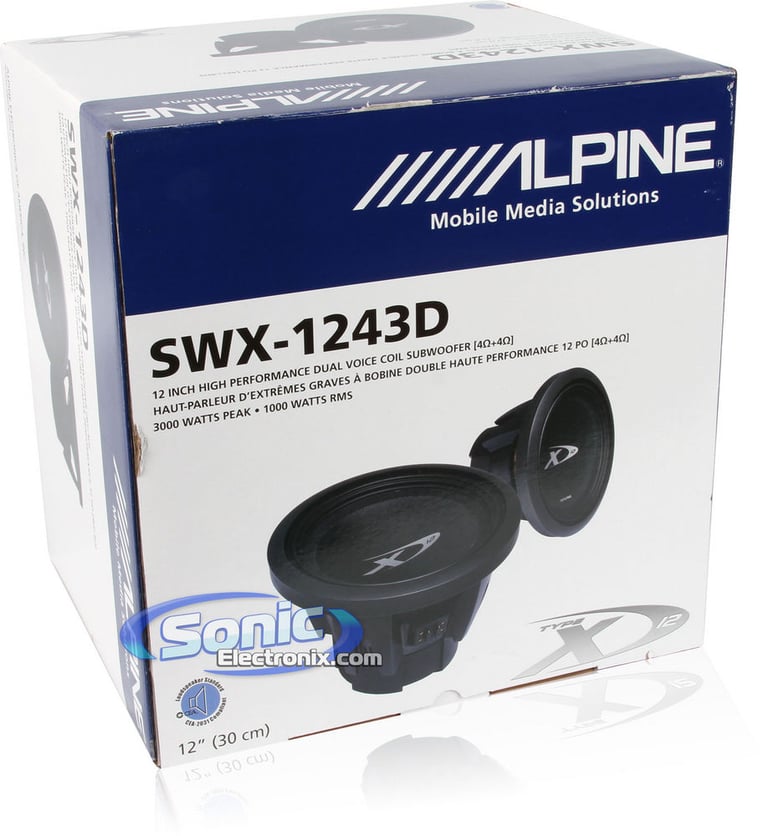 Alpine SWX-1243D Open Box Image 11