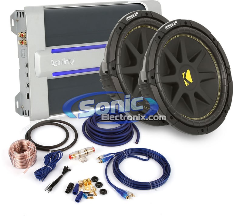 600W Kicker + Infinity Bass Bundle Image 1