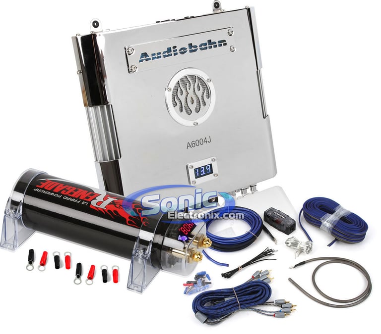 Audiobahn A6004J + Amplifier Kit Image 1