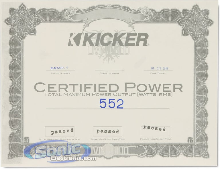2200W Infinity + Kicker Bass Bundle Image 7