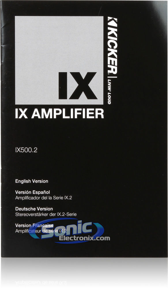 2400W Infinity + Kicker Bass Bundle Image 8