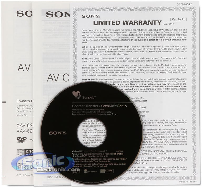 Sony XAV-62BT Image 6