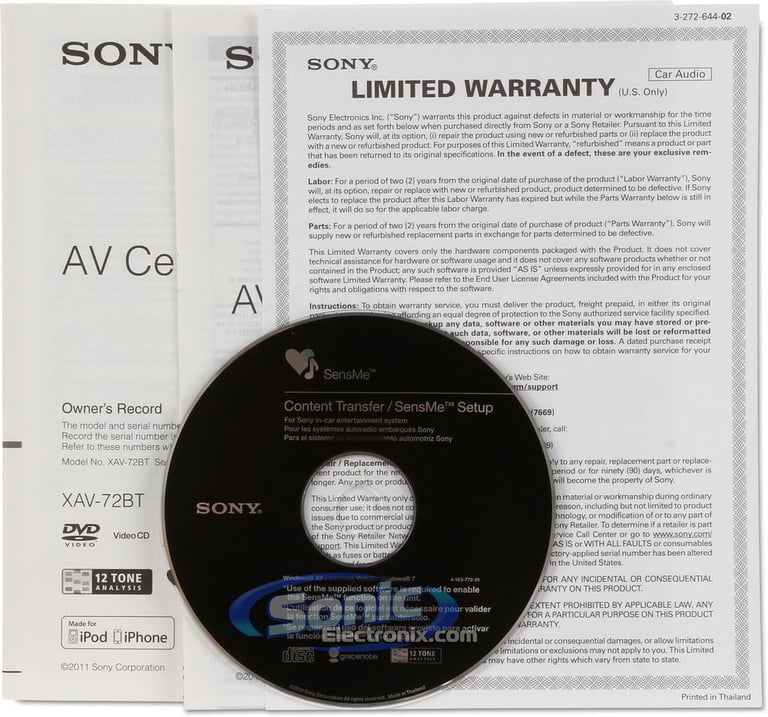 Sony XAV-72BT Open Box Image 8