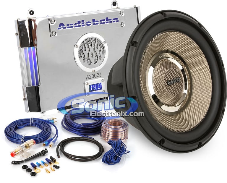 1400W Infinity + Audiobahn  Bass Bundle Image 1