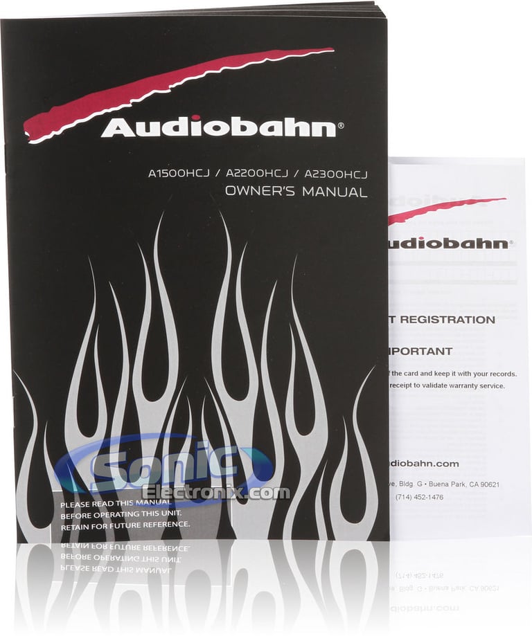Audiobahn A1500HCJ + Amplifier Kit Image 7