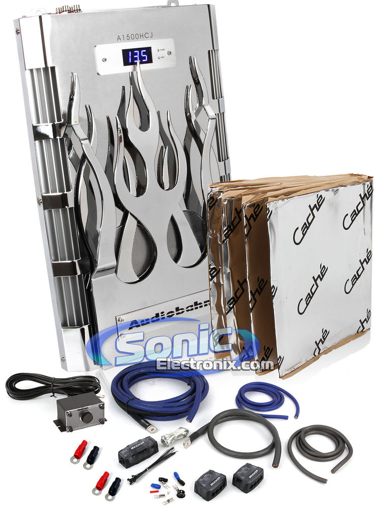 Audiobahn A1500HCJ + Amplifier Kit Image 1