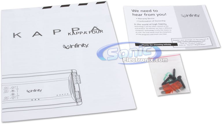 Infinity KAPPA-FOUR + Amplifier Kit Image 5