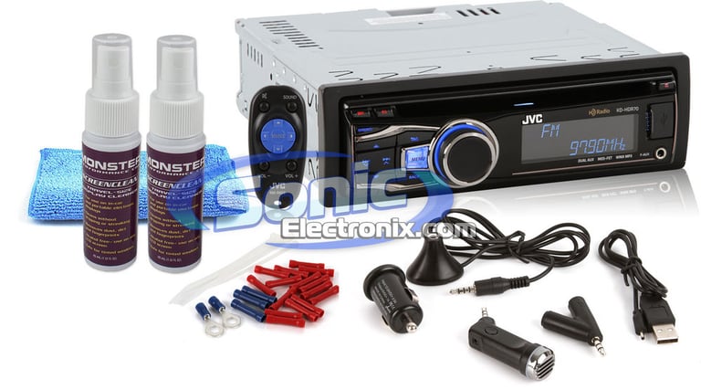 JVC KD-HDR70 Bluetooth Bundle Image 1
