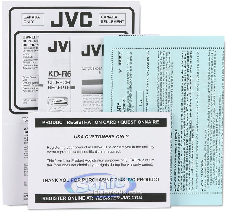 JVC KD-R620 Bundle with iPod Cable Image 7