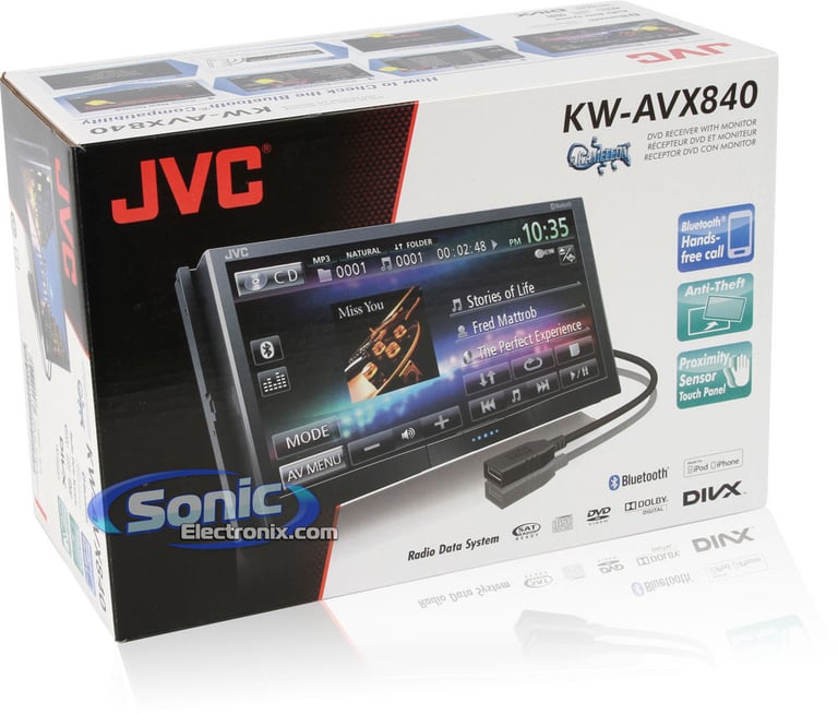 JVC KW-AVX840 and SIRIUS Radio Bundle Image 11