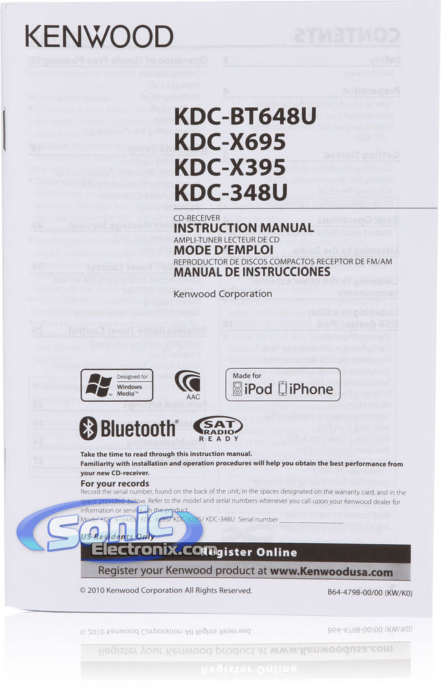 Kenwood KDC-348U Image 8