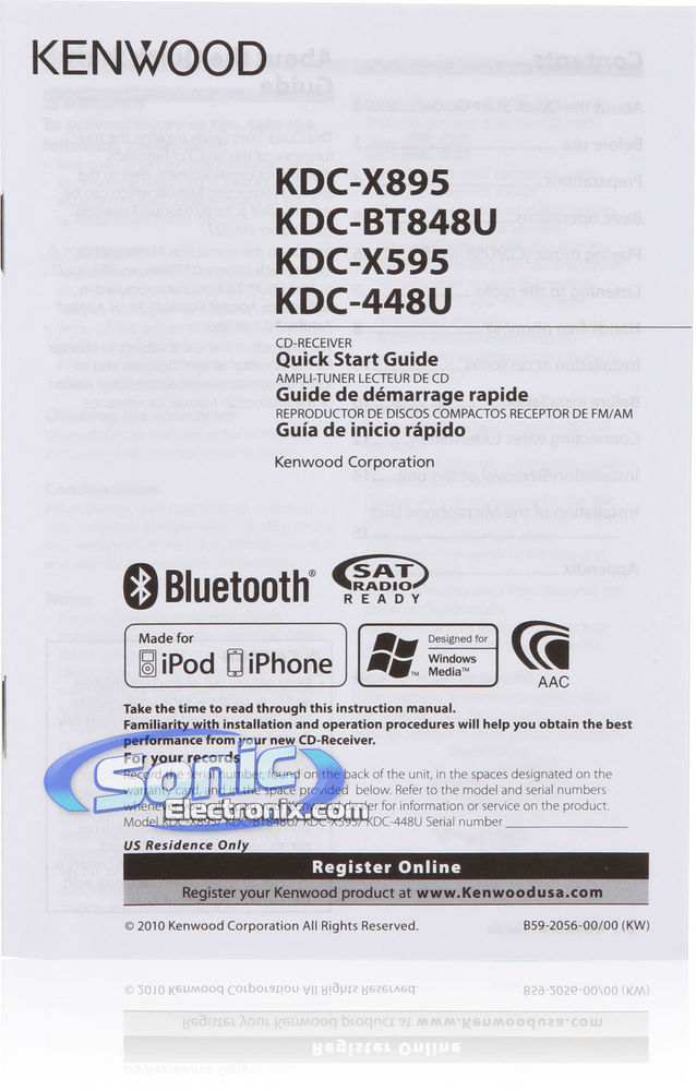 Kenwood KDC-448U Image 7