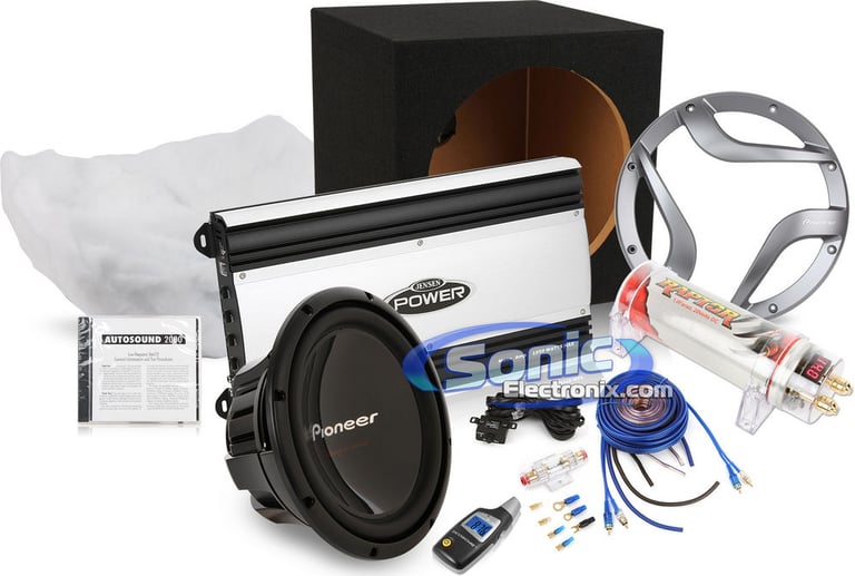 1200W Complete Pioneer + Jensen Bass Package Image 1