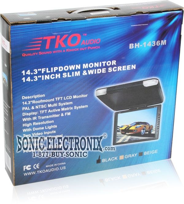 TKO Audio BH-1436M (Black) R/B Image 4
