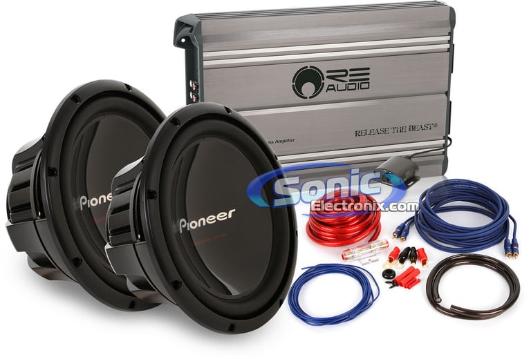 2800W Complete Pioneer + RE Audio Bass Package Image 1