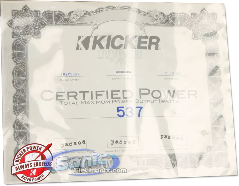 1000W Massive Audio + Kicker Bass Bundle Image 8