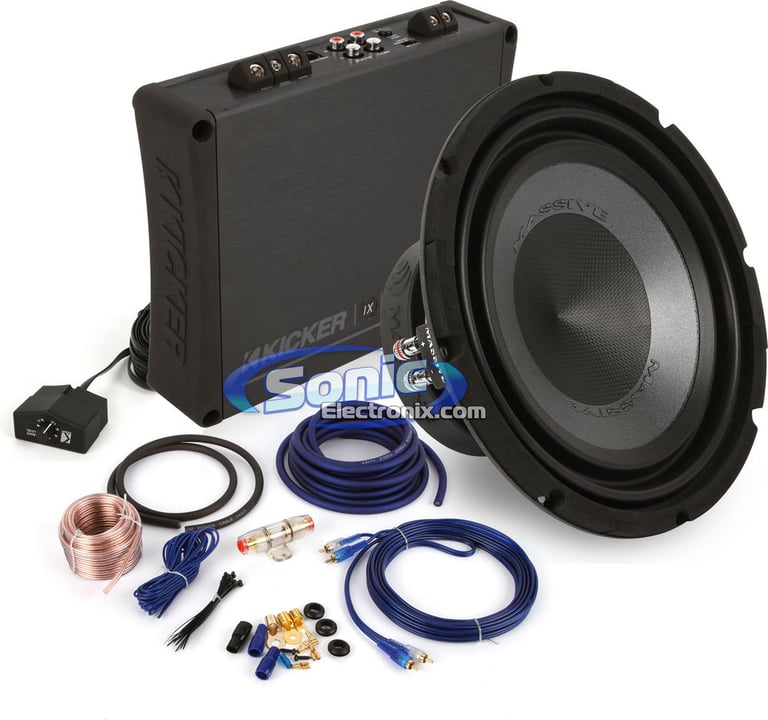 1000W Massive Audio + Kicker Bass Bundle Image 1