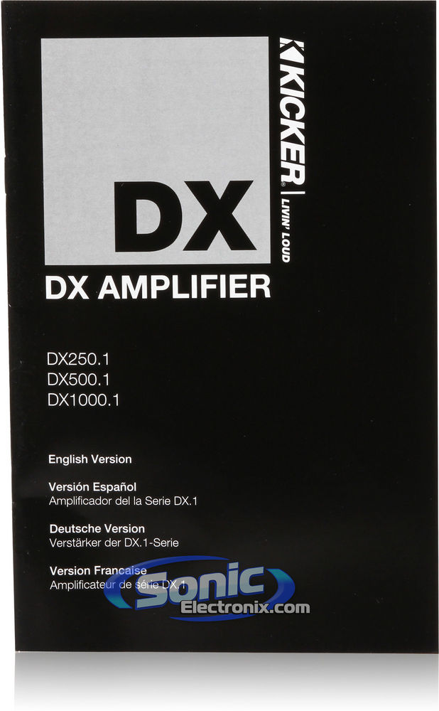 Kicker DX250.1 (11DX250.1) - Factory Refurbished Image 7