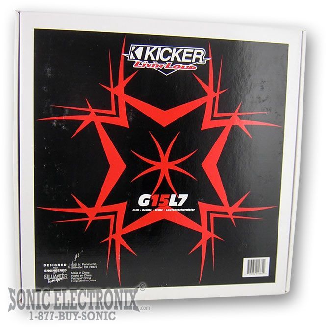 Kicker G15L7 Grill for 2004-2005 15" Solo-Baric L5/L7 ( 04G15L7 ) Image 2