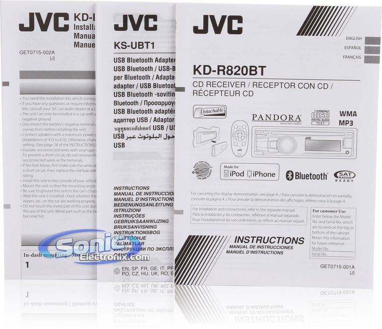 JVC KD-R820BT Image 9