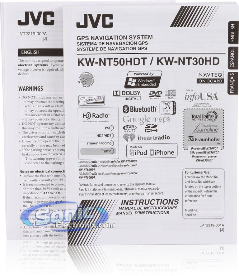 JVC KW-NT50HDT - Factory Refurbished Image 12