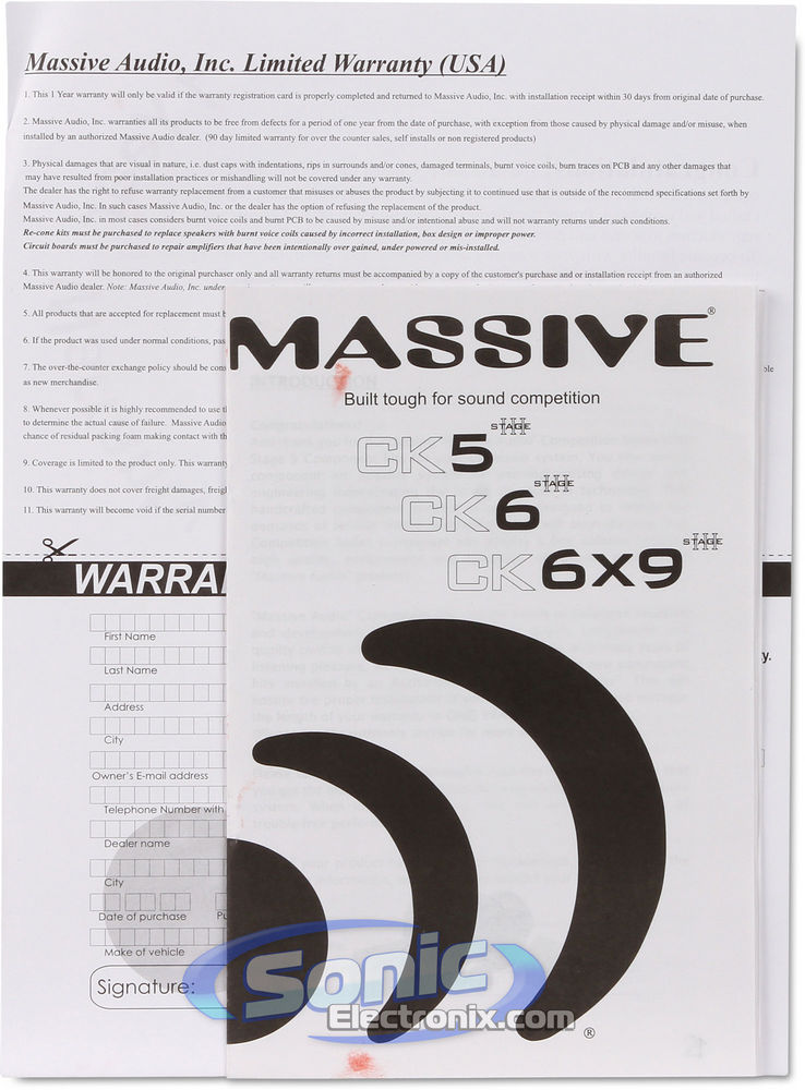 Massive Audio CK 5III + Sound Dampening Image 12