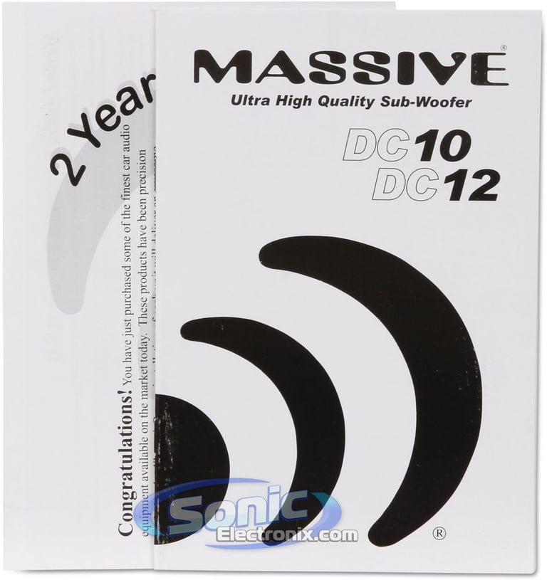 2400W Massive Audio DC 12 Subwoofers + Enclosure Bass Package Image 8