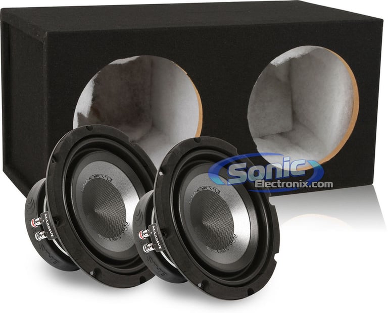 2000W Massive Audio Rebel 10 Subwoofers + Enclosure Bass Package Image 1