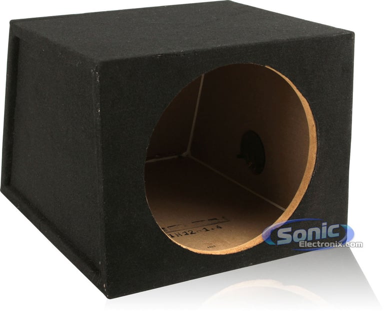 1200W Massive Audio DC 12 Subwoofer + Enclosure Bass Package Image 10