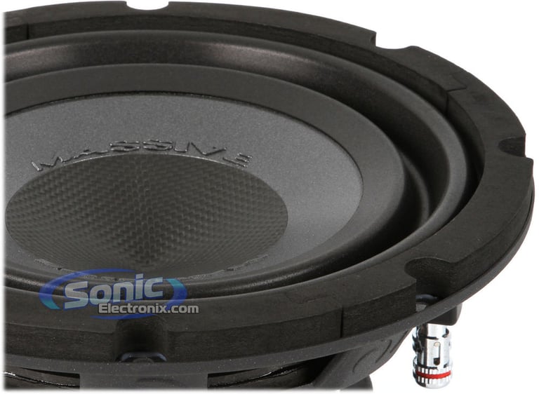 1000W Massive Audio Rebel 10 Subwoofer + Enclosure Bass Package Image 4