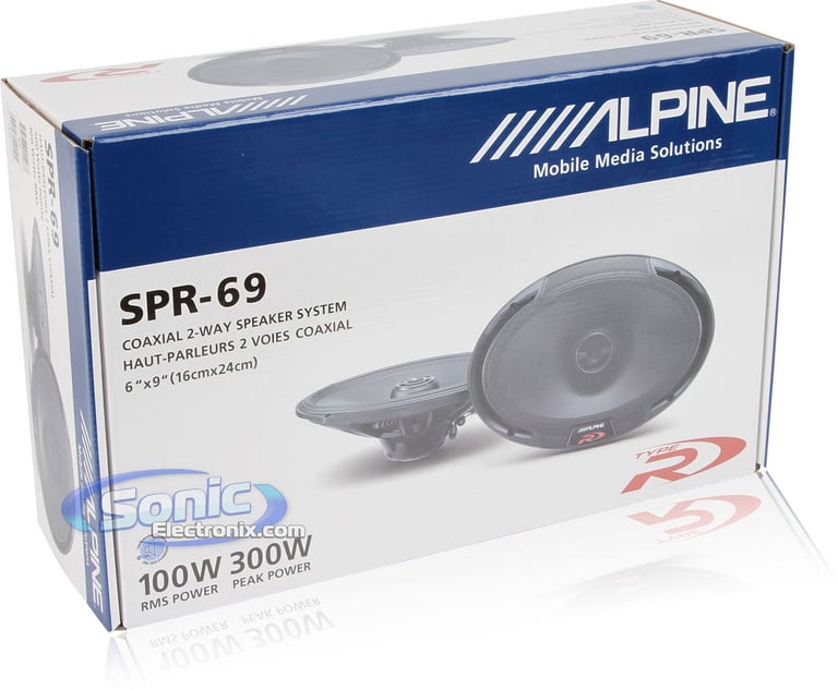 Alpine SPR-69 Open Box Complete Image 10