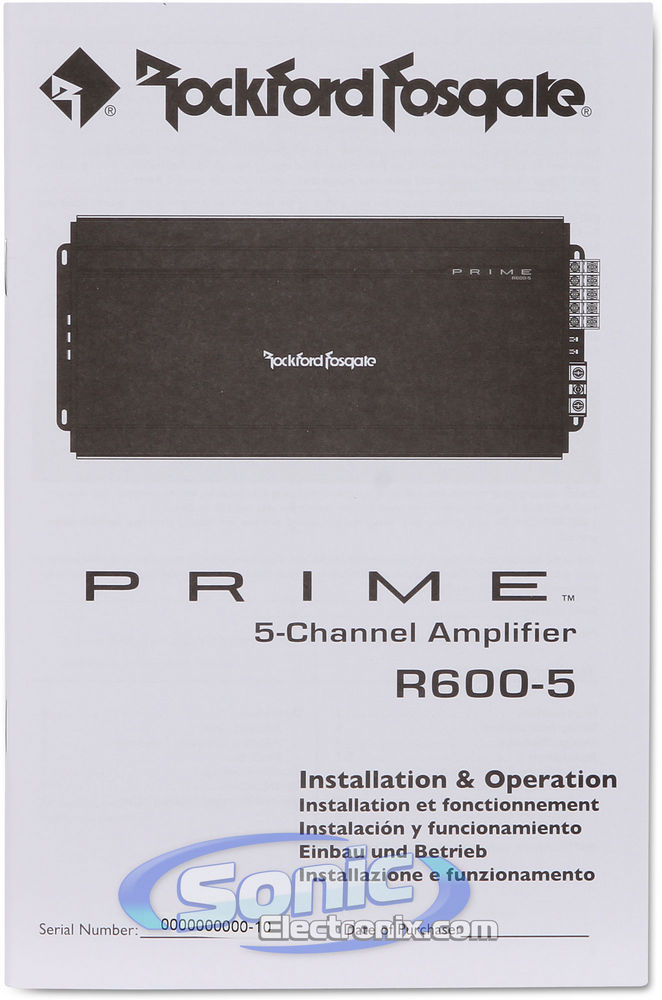 Rockford Fosgate R600-5 Image 7