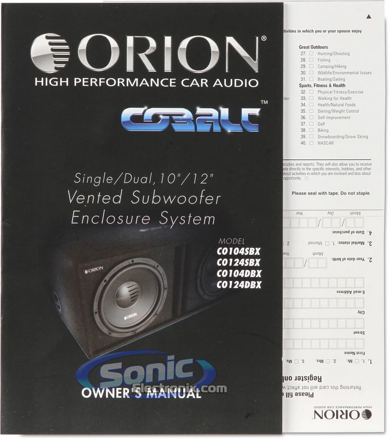Orion CO124DBX Image 7