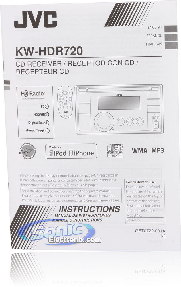 JVC KW-HDR720 Image 6