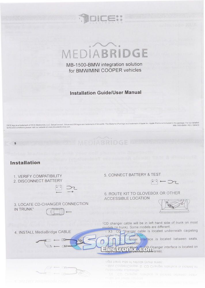 DICE Electronics MBR-1500-BMW Image 7