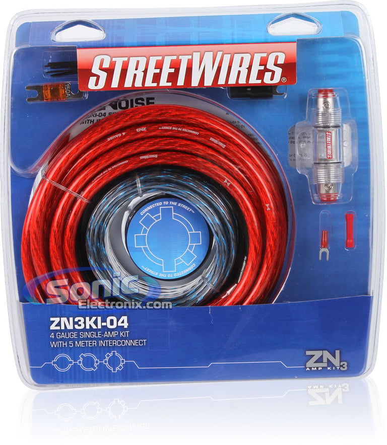StreetWires 4 Gauge Mono/2-Channel Single-Amp Kit (ZN3KI-04) Image 8