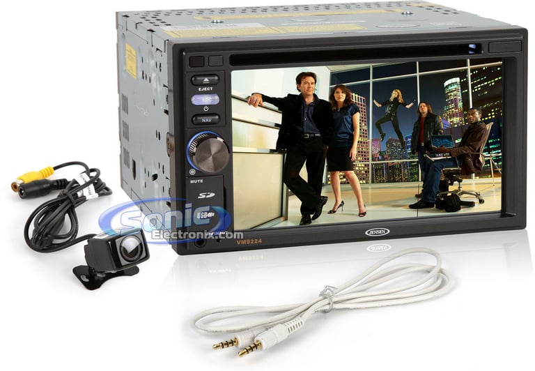 Jensen VM9224 Receiver + JCAM1 Rear View Camera Image 1