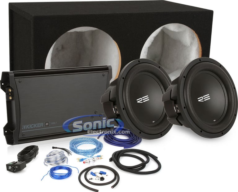 1200W Complete Kicker + RE Audio Fosgate Bass Package Image 1