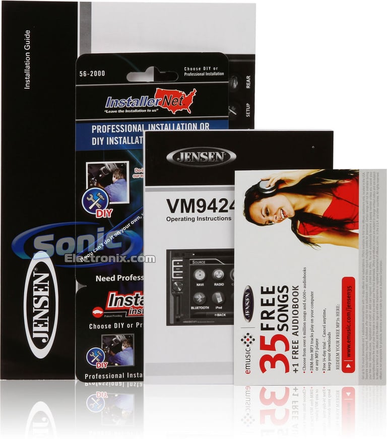 Jensen VM9424 Receiver + JCAM1 Rear View Camera Image 12
